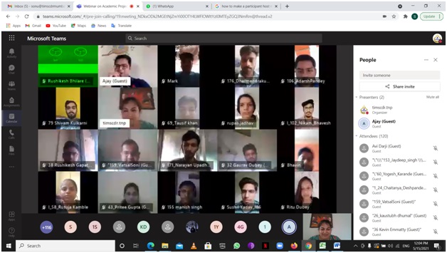 Short Term Training Programme- TIMSCDR Mumbai