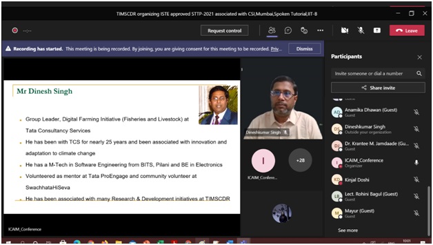 Short Term Training Programme- TIMSCDR Mumbai